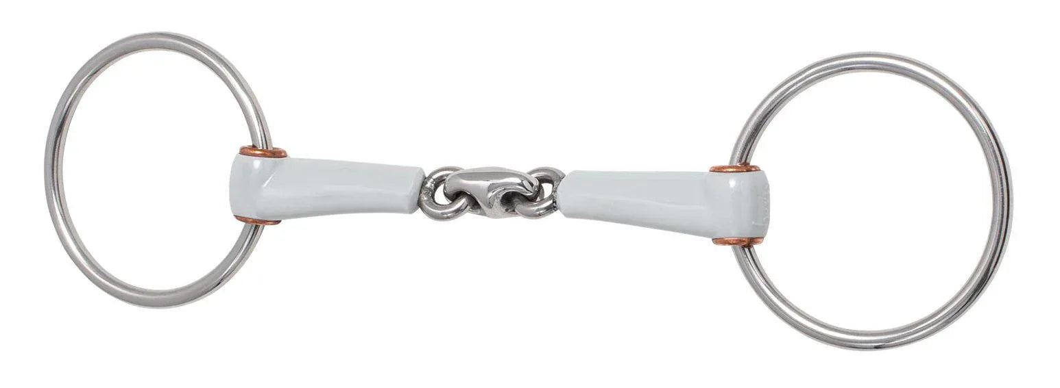 Beris Double-Jointed Loose Ring Snaffle Bit 7.5 cm - Gomix Brands Outlet